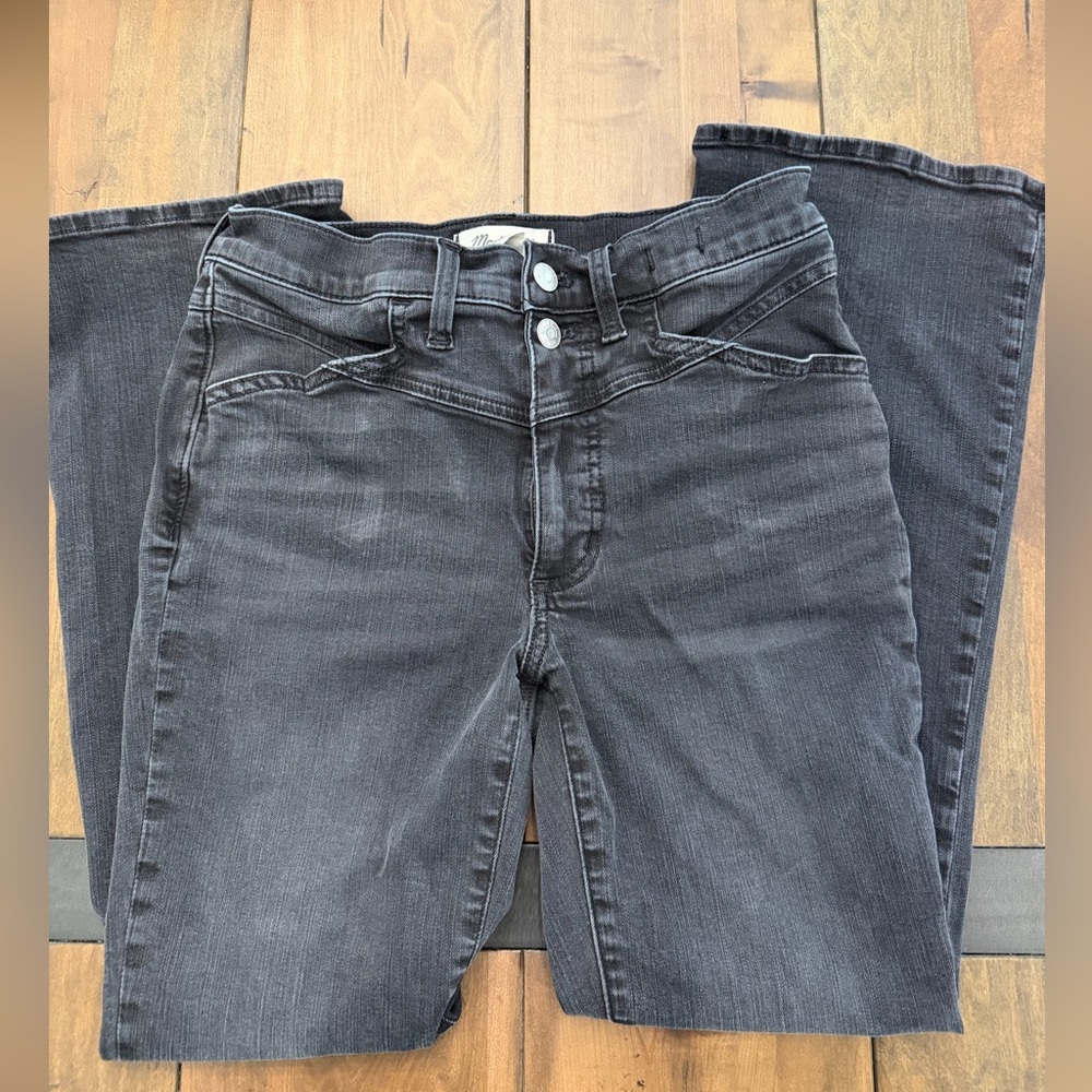 Women's Madewell Kick out  Black Jeans